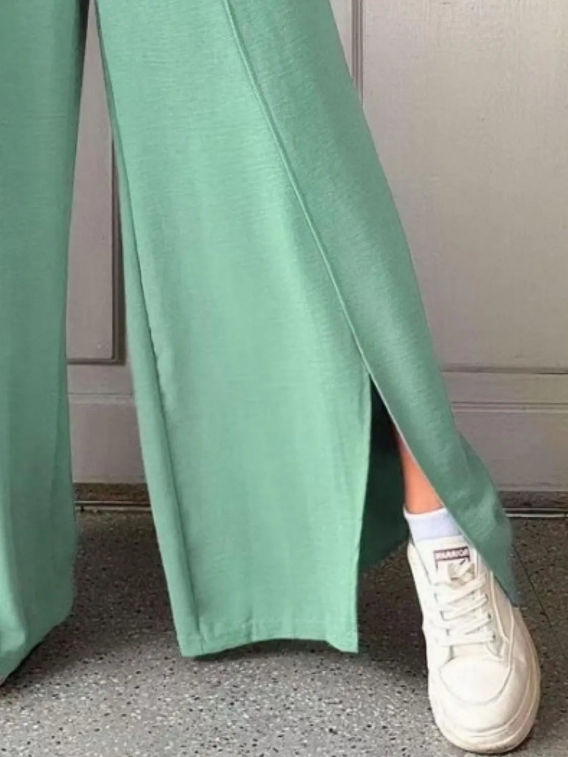 Slit Wide Leg Pants