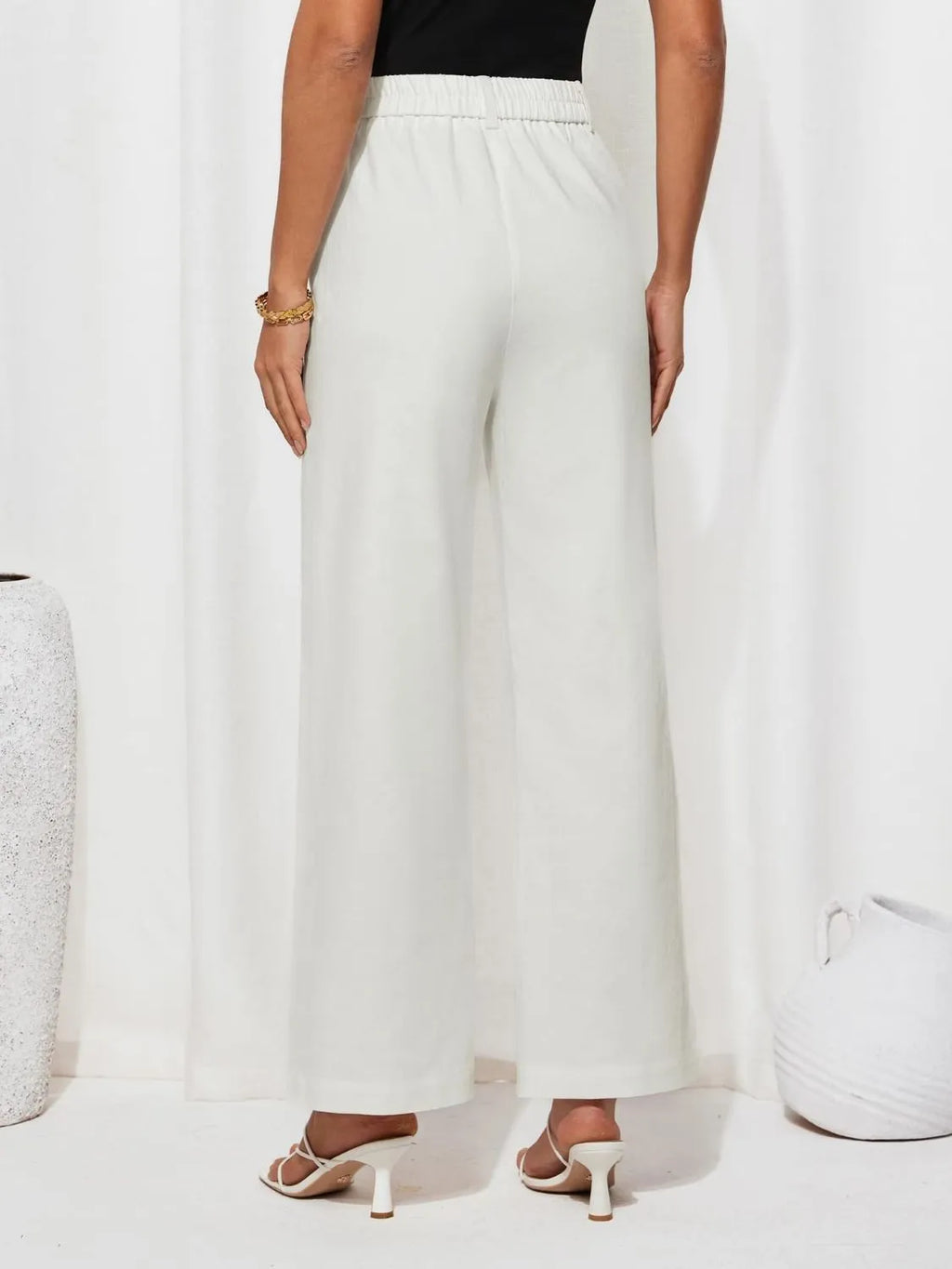 High Waist Wide Leg Pants