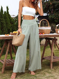 High Waist Wide Leg Pants