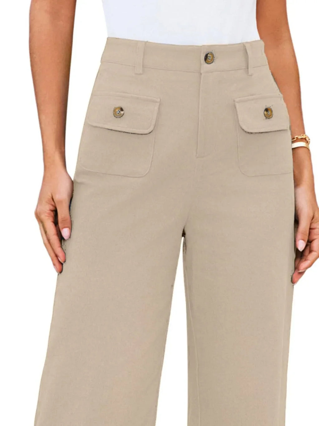 High Waist Wide Leg Pants