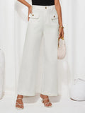 High Waist Wide Leg Pants