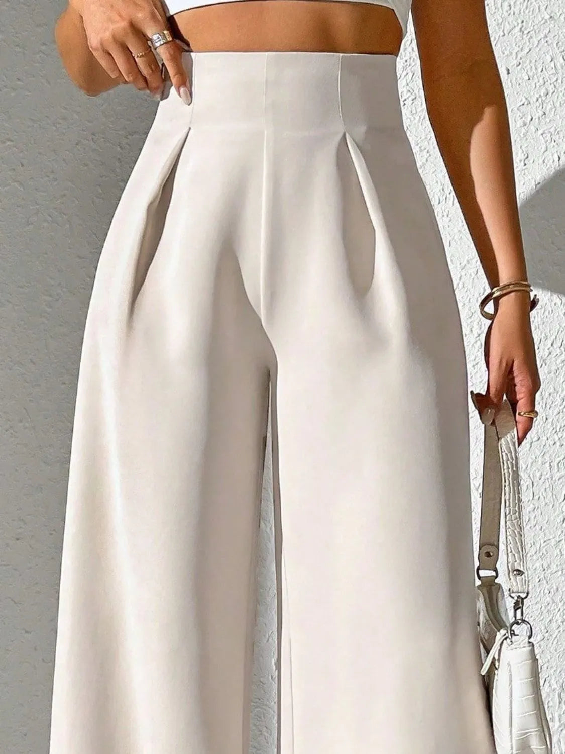 Wide Leg High Waist Pants